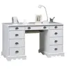 Bureau Ministre Blanc de Style Anglais