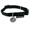 Collier Mac Leather Noir Tour de Cou 27/40 cm x larg. 15 mm pour Chien
