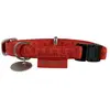Zolux Collier réglable Mc Leather 10mm rouge