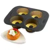 Moule pour 4 babas en silicone - Mastrad - Gris - Silicone