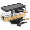 Naturamix - appareil à raclette 2 personnes 440w bois - rac.wood-2 TU