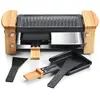 KitchenChef Raclette/grill Kitchen Chef Professional KCWOOD.2 350 W Noir et Beige