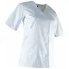 Blouse courte femme mc clinique - blanc xl - 5