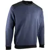 Non communiqué Sweat col rond bicolore - LMA - Bleu foncé/noir - 8087-S