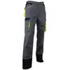 LMA 1258 SECHOIR Pantalon, Gris/Noir/Jaune, Taille 46