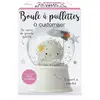 Graine Créative Boule à paillettes 8 cm à décorer - Paillettes incluses