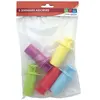 GRAINE CREATIVE Lot de 5 Seringues pour pâte à modeler DTM - Formes étoile, coeur, fleur, spaghetti, bouche
