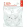 GENERIQUE Lot de 6 masques en carton à décorer Licorne - Blanc