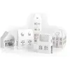 GRAINE CREATIVE ON A TOUS DU TALENT Décor 3D à fabriquer - Maisons en carton souple - 5 pcs
