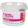 DTM GRAINE CREATIVE 133400 Gel Cristal Pot/2 mèches Cire Transparent 9 x 9 x 7 cm