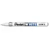 Pentel marqueur permanent X100W, pointe ogive, 1,0 mm, blanc