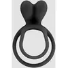 Double Cockring noir Glamy