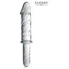 Gode en Verre avec Poignée Glossy N°12