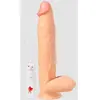 Captain RED Vibromasseur XXL avec Testicules 31 cm The Power