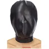Cagoule BDSM en Similicuir Fermée Fetish Tentation