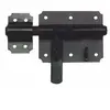 Verrou de box porte cadenas 16mm noir - jardinier massard - 9521183