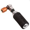ZEFAL Gonfleur ez big shot avec regulateur d'air bronze embout presta/schrader