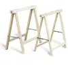 Tréteau pliant bois hêtre 800x800mm Mercier 4181