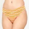 Iodus - Bas de maillot de bain Lorea à rayures orange abricot/blanc 38