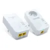 Metronic Prise CPL netsocket 600 avec prise gigogne et CPL Wi-Fi 600 Mb/s