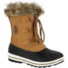 Kimberfeel - ADRIANA - Bottes de Neige pour Femme, Taille 36, Beige