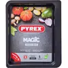 Plat à four Magic rectangulaire 30 x 23 cm - Pyrex - Noir - Métal