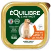 EQUILIBRE&INSTINCT Terrine chien âgé riche en volaille - Equilibre & Instinct