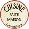 Comptoir de Famille - Dessous de plat Cuisine jaune  - D.25 cm OS