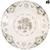 Comptoir de Famille - 6 Assiettes creuses Clothilde grises - D.22.5 cm...