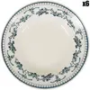 Comptoir de Famille - 6 Assiettes creuses Faustine bleu ancien - D.23 ...