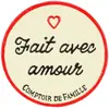 Comptoir de Famille - Dessous de plat Amour ivoire  - D.24.5 cm T.U