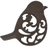 Comptoir de Famille - Dessous de plat oiseau Campagne brun - 20.5x19 c...