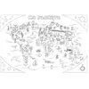 LA MAISON DU CALENDRIER Coloriage Géant Pour Enfants L'Atlas 80 X120 Cm