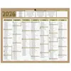 Calendrier mural annuel Bouchut Natura - 21 x 26,5 cm
