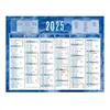 Bouchut Calendrier mural annuel -6 mois / face - Bleu - 17,5 x 13,5 cm...