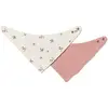 Lot 2 bavoirs Foulard Grenade
