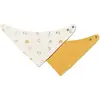 Lot 2 bavoirs Foulard Lapinou