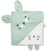 Cape de bain bébé Vert Lapin