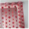 Home Maison Voilage en maille  - Effet éponge et filet (140x260 cm - Rouge)