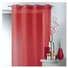 Home Maison Voilage fantaisie à fines rayures (290x240 cm - Rouge Orangé)