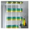 Home Maison Voilage organza aux rayures horizontales (135x260 cm - Vert tilleul)