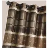 Home Maison Rideau Jacquard Pois et Rayures (140x260 cm - Taupe)