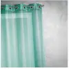 HomeMaison Voilage en organza fantaisie - Effet "résille" (140x260 cm - Vert)