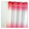 Home Maison Voilage en étamine à imprimés "tie and dye" (140x240 cm - Rose Clair)