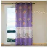 Home Maison Voilage fantaisie à imprimés "princesses" (140x240 cm - Violet parme)