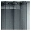 Home Maison Voilage tissé et fileté (300x240 cm - Gris anthracite)