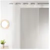 HomeMaison Voilage uni en maille filet (140x260 cm - Ivoire)