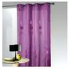 Rideau ameublement - HOME MAISON - gros pois - Prune - 140x260cm
