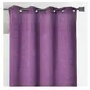 HomeMaison Rideau ameublement jacquard motif géométrique (140x260 cm - Violet)