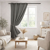 HomeMaison Rideau 80% occultant vu sur D&CO Gris anthracite 140x260 cm